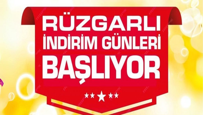 RÜZGARLI ESNAFINDAN TOPLU KAMPANYA GÜNLERİ BAŞLIYOR