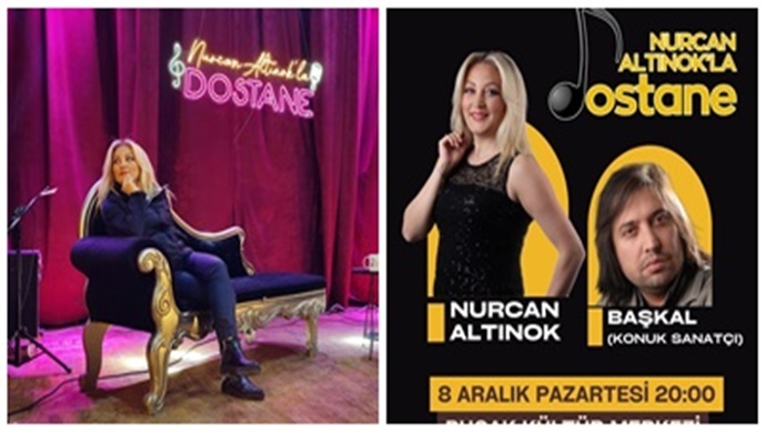 GÜZEL SANATÇI NURCAN ALTINOK’ LA DOSTANE” VE “CAHİT AK’ LA KARIŞIK KASET”
