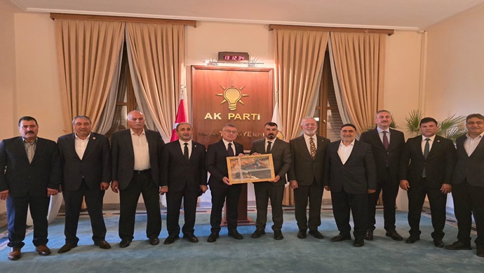 TAHİR ELMAOĞLU’NDAN TBMM GRUP BAŞKANI ABDULLAH GÜLER’E ZİYARET