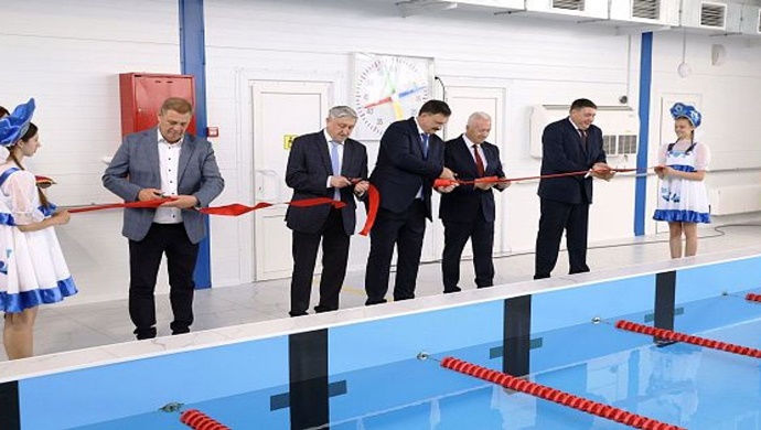 Birleşik Rusya Halk Programı kapsamında Volgograd Oblastı’nın Yelan şehrine bir yüzme havuzu inşa edildi